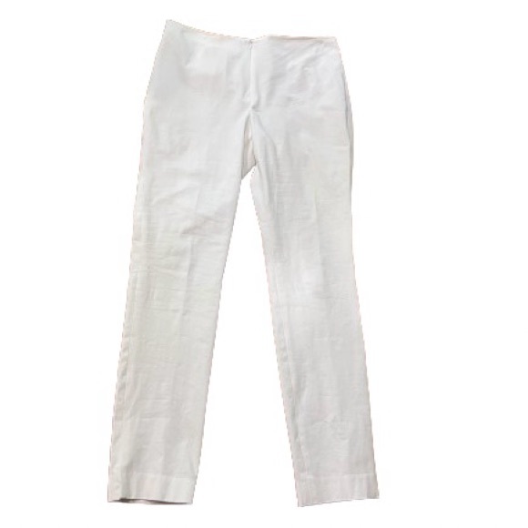 Peace of Cloth White Cotton with Spandex Pants Size 8 - Picture 1 of 6
